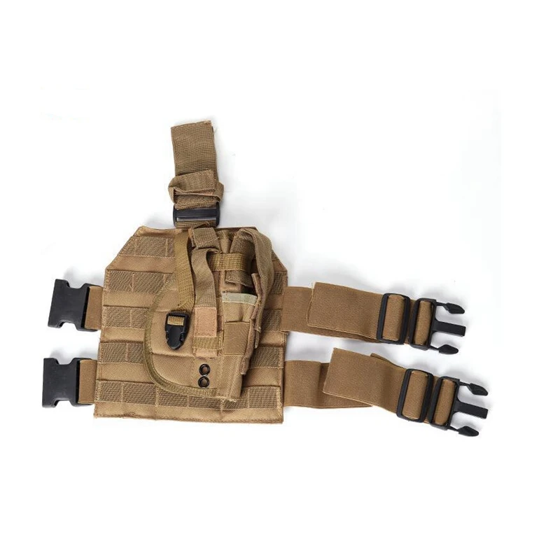 Plataforma de pierna MOLLE en nylon para coldre universal y linterna