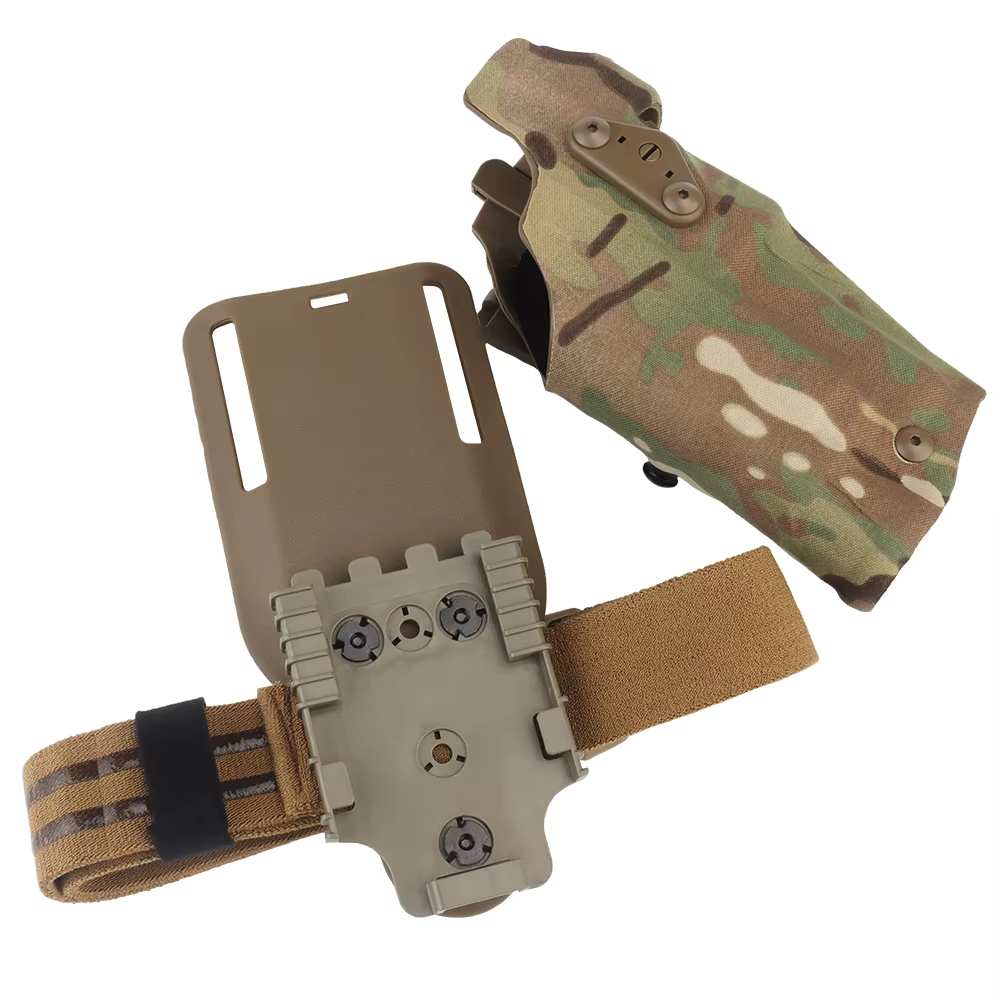 Funda táctica linterna ALS de nailon MOLLE con liberación rápida - imagen 3