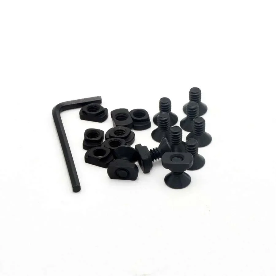 Tornillos y tuercas de repuesto M-LOK para rail Picatinny