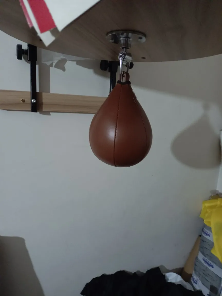 Balón de boxeo doble extremo en cuero para velocidad y reflejos - imagen 2