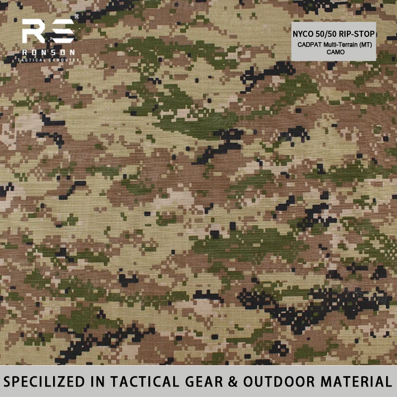 Tela táctica NYCO ripstop camuflaje canadiense multiterrén - imagen 4