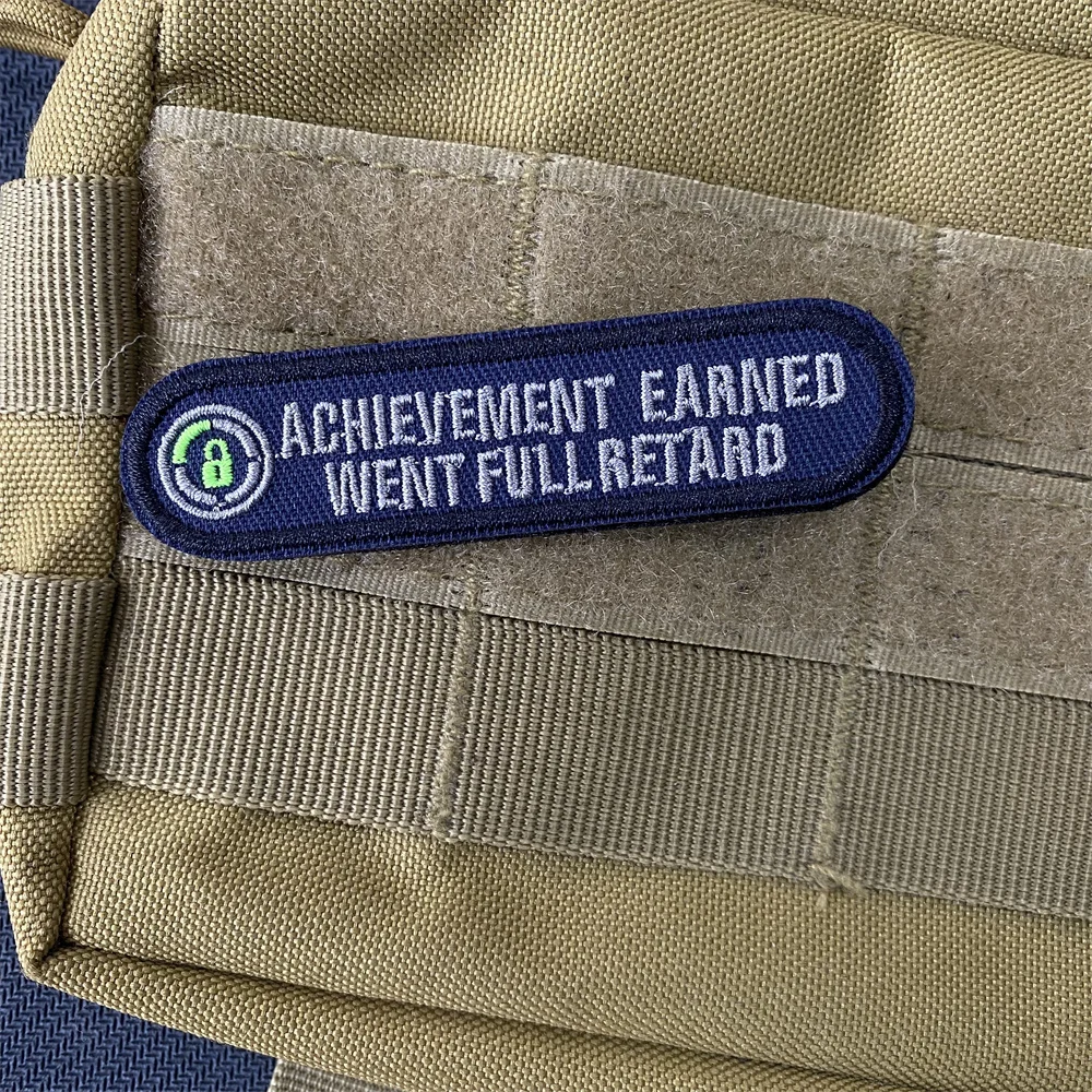 Parche táctico MOLLE ignífugo bordado con velcro para uniforme - imagen 5
