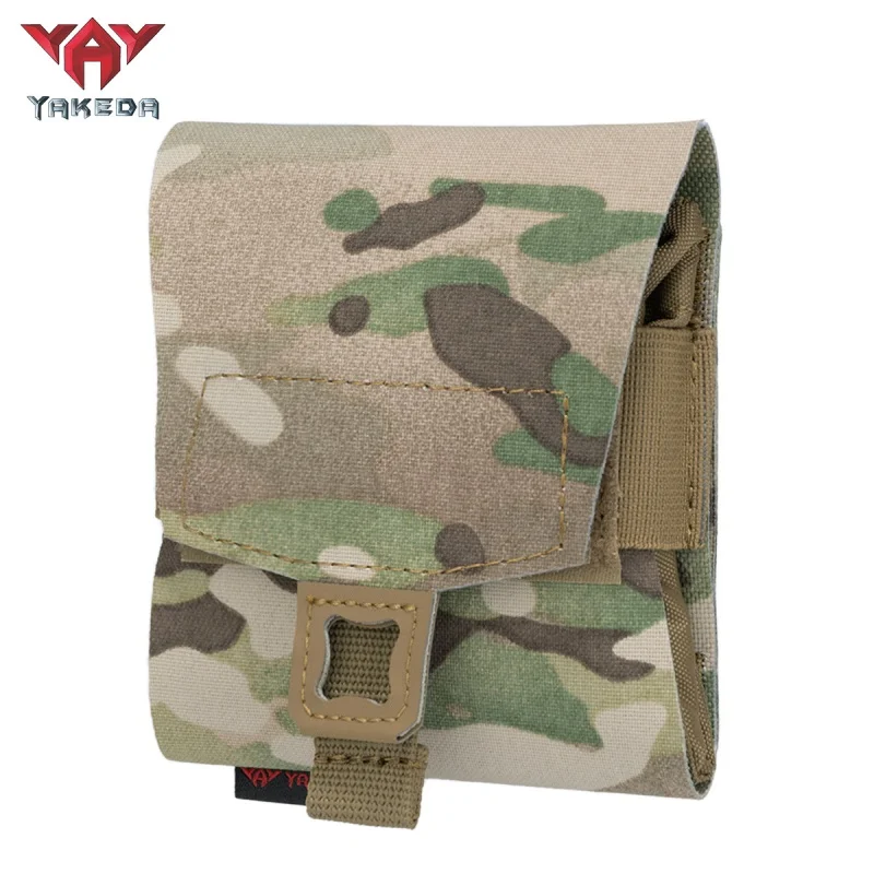 Bolsa táctica plegable anti-infrarrojos de nailon mate, pequeña