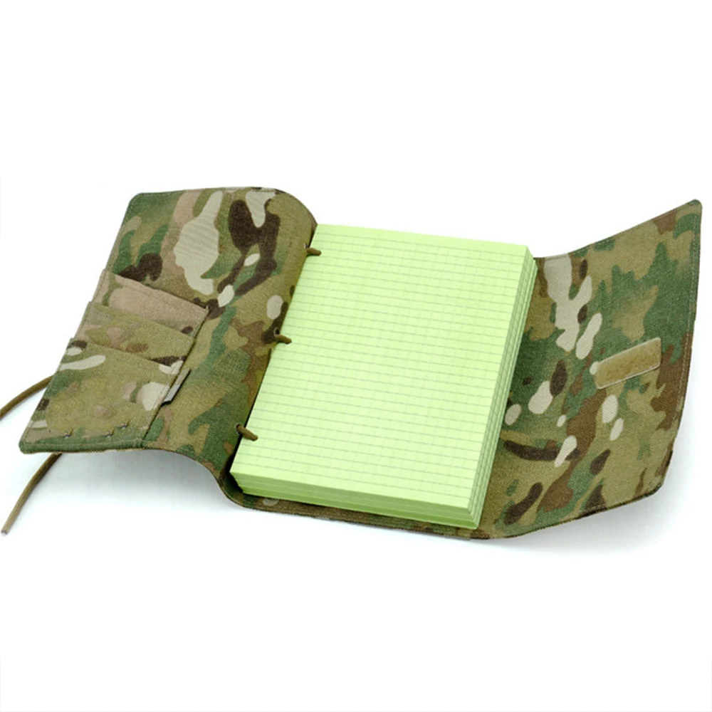 Cuaderno táctico impermeable camuflaje EDC para exteriores y airsoft