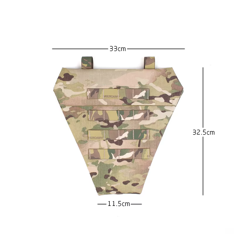 PEW TACTICAL Panel protección ingle MOLLE – Camuflaje táctico - imagen 2
