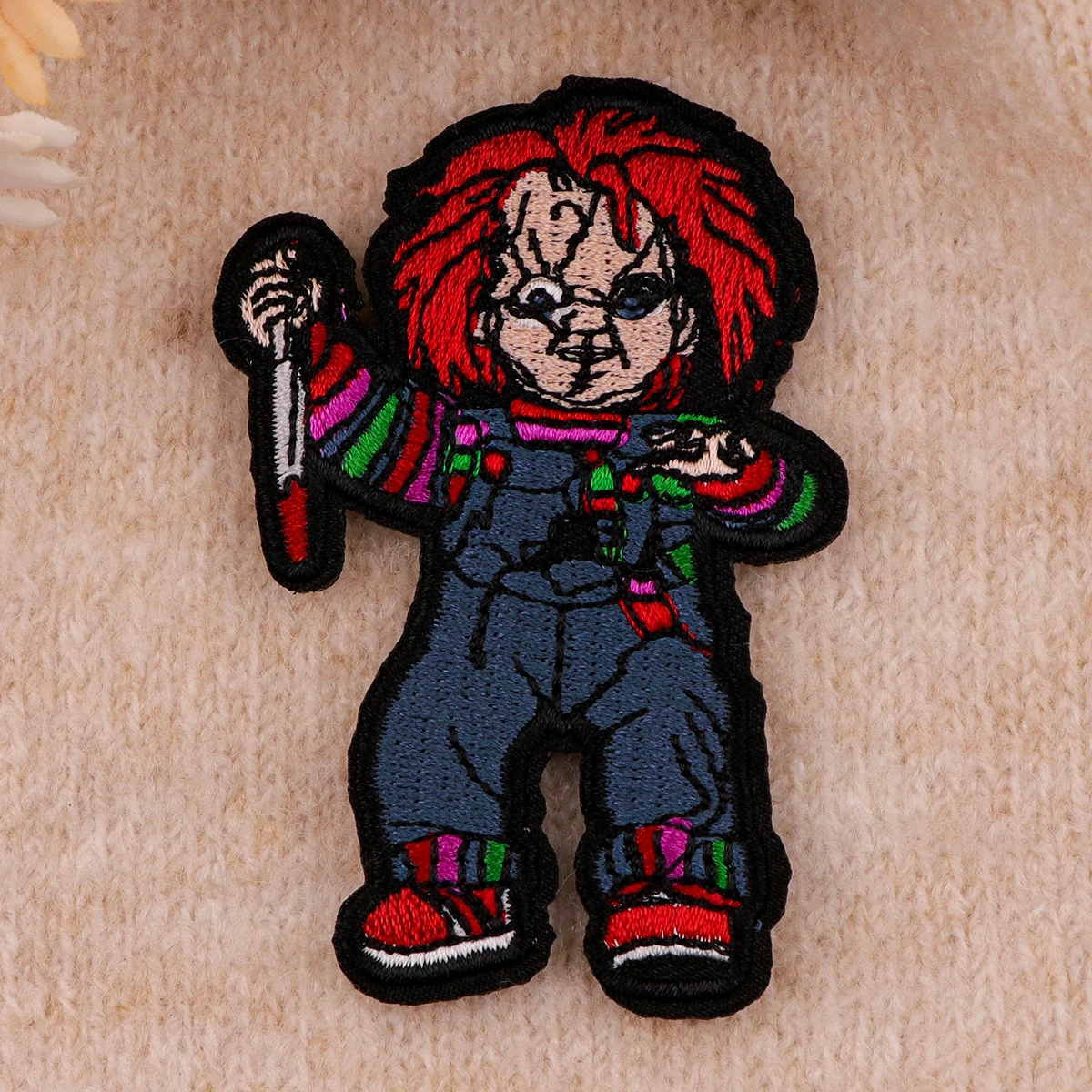 Parche bordado Halloween - insignia para ropa, planchar o coser - imagen 3