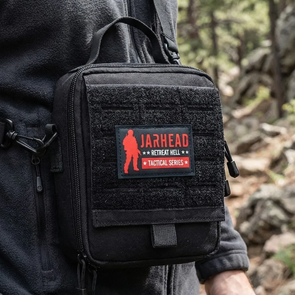 Bolsa táctica primeros auxilios MOLLE nailon impermeable EDC - imagen 3