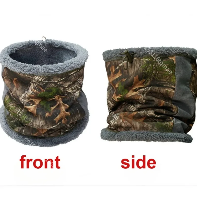 Cubierta de cuello táctica polar camuflaje, anti-viento caza aire libre - imagen 2