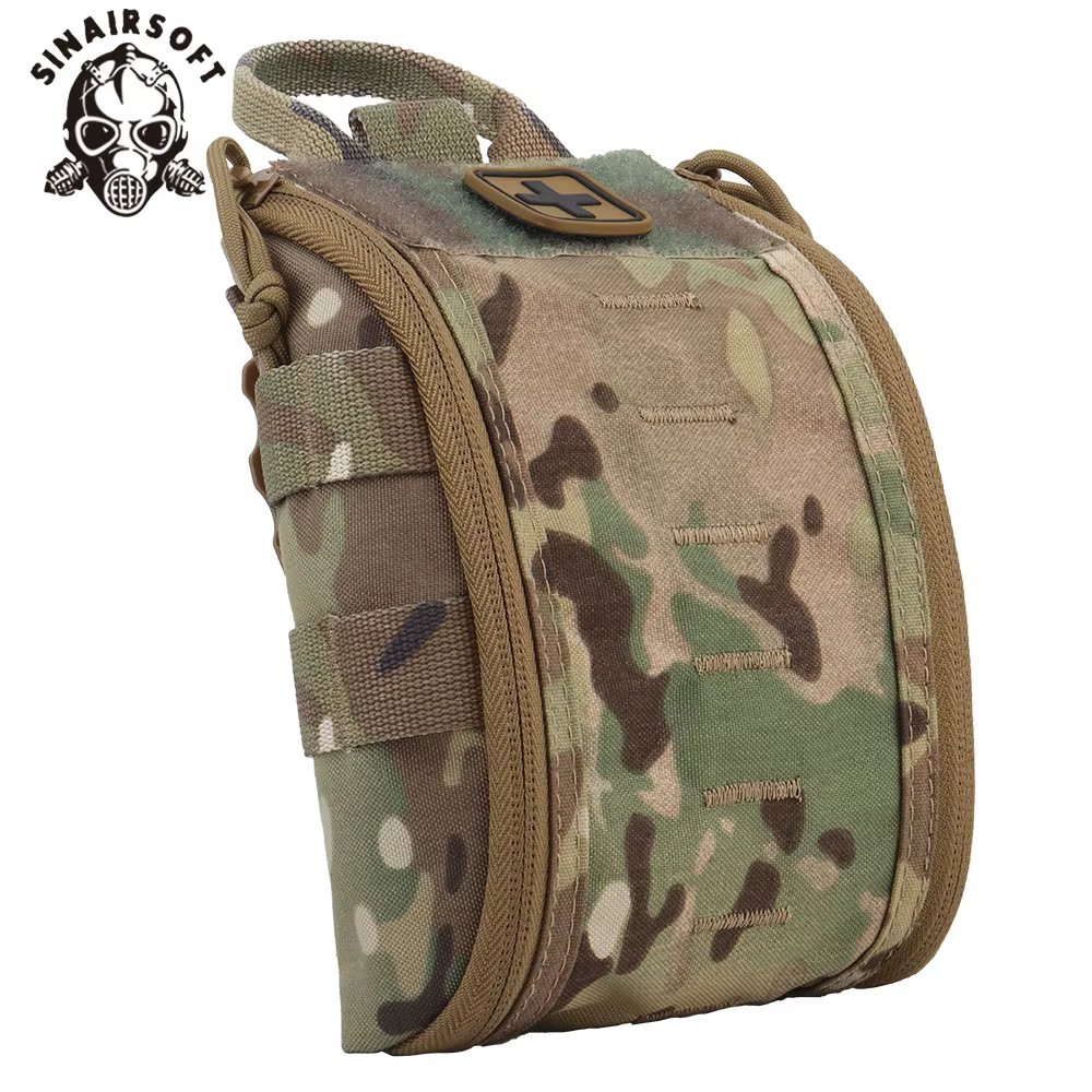 Botiquín táctico con clip MOLLE, cremallera YKK y bolsa de cintura - imagen 2