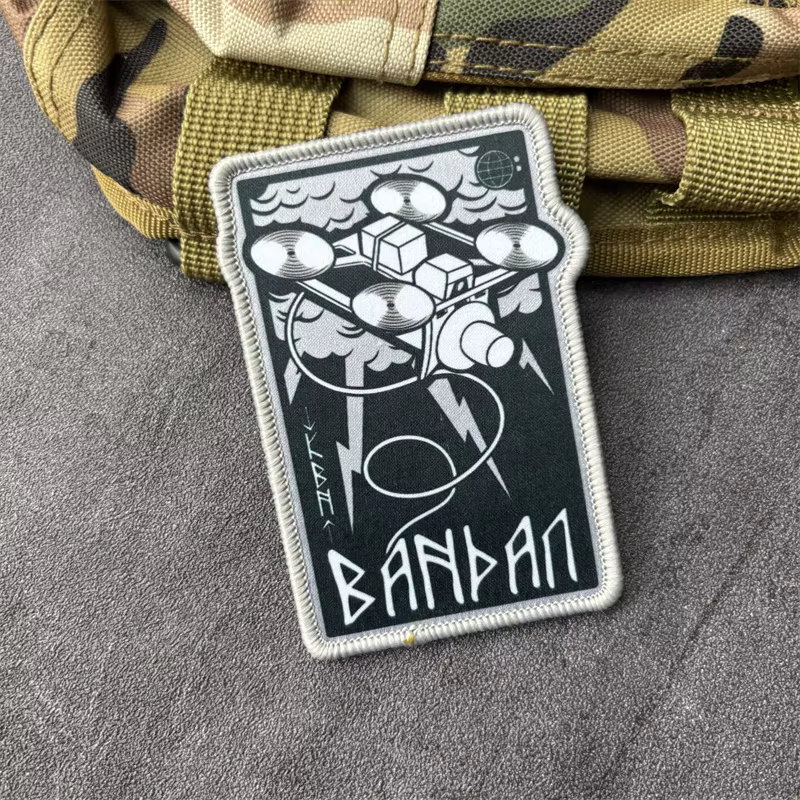 Parche táctico moral UAV – gancho y bucle para mochila - imagen 2