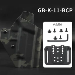 Funda Kydex táctica retención cinturón Glock G17 G19