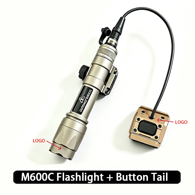 VMASZ Linterna táctica con control remoto ModButton M600