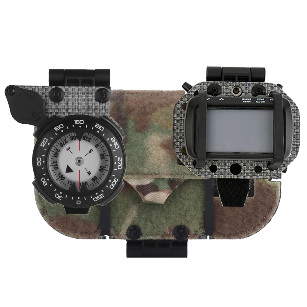 Panel táctico MOLLE de supervivencia para exterior con brújula GPS - imagen 2