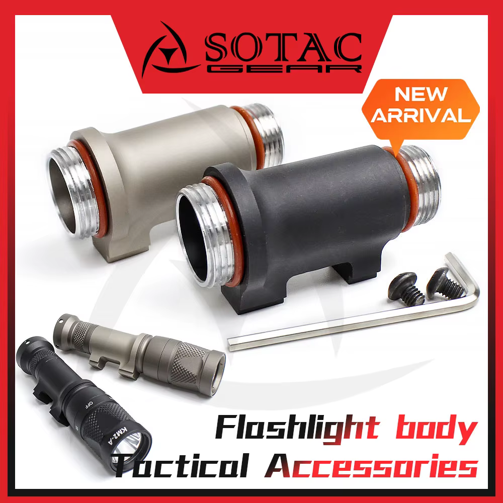 SOTAC GEAR Cuerpo Luz Táctica Aluminio Montaje