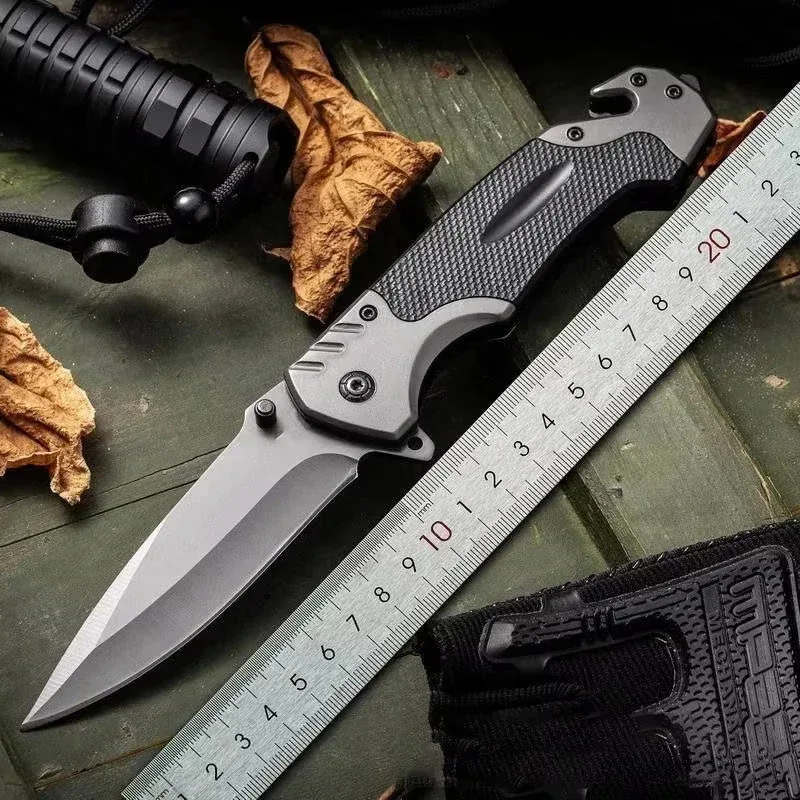 Cuchillo plegable táctico EDC para supervivencia y camping - imagen 2
