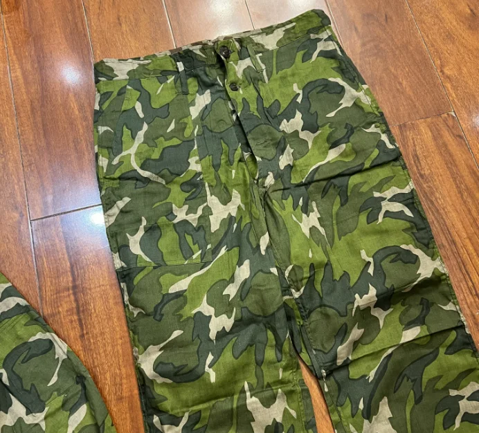 Detalle del patrón camuflado tipo 85