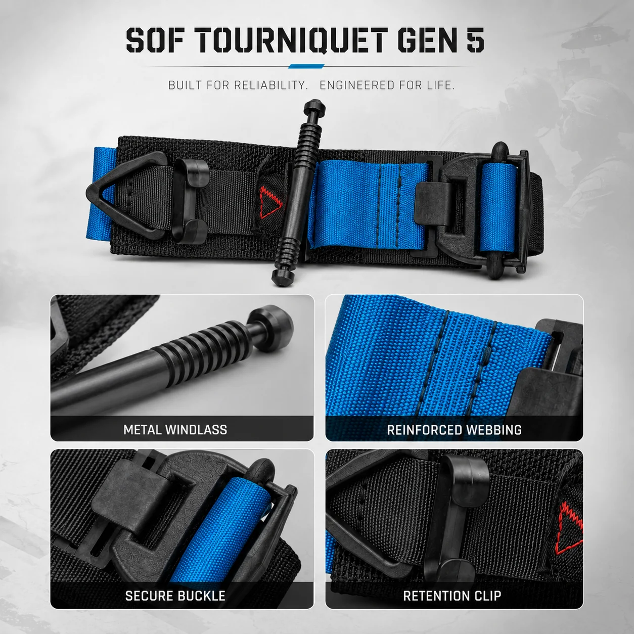 SOF Gen 5 Torniquete táctico para control de hemorragias - imagen 4