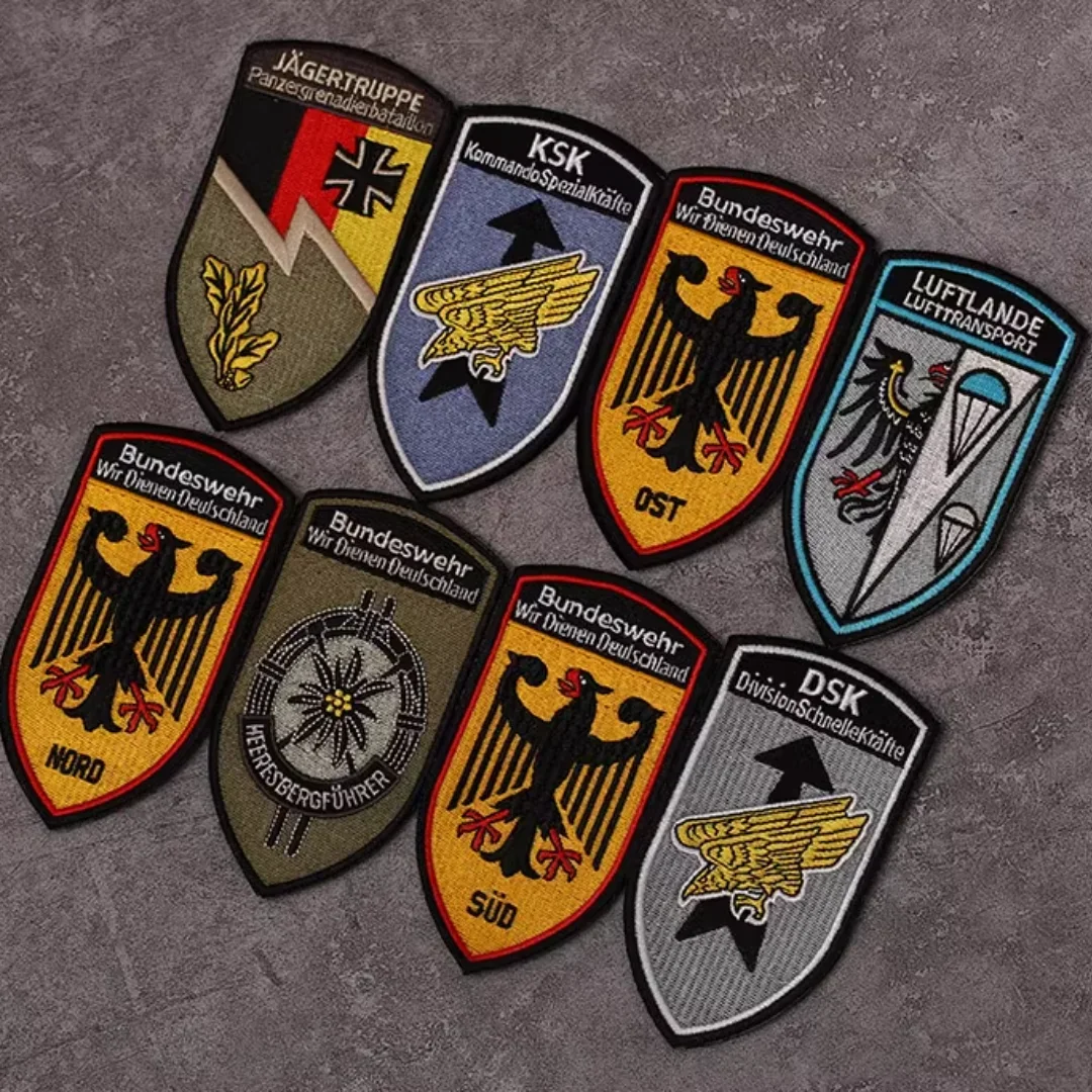 Insignia táctica bordada camuflaje selva alemana con nombre a medida - imagen 4