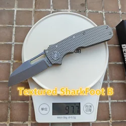 Cuchillo táctico Demko Shark Cub deep carry S35VN titanio