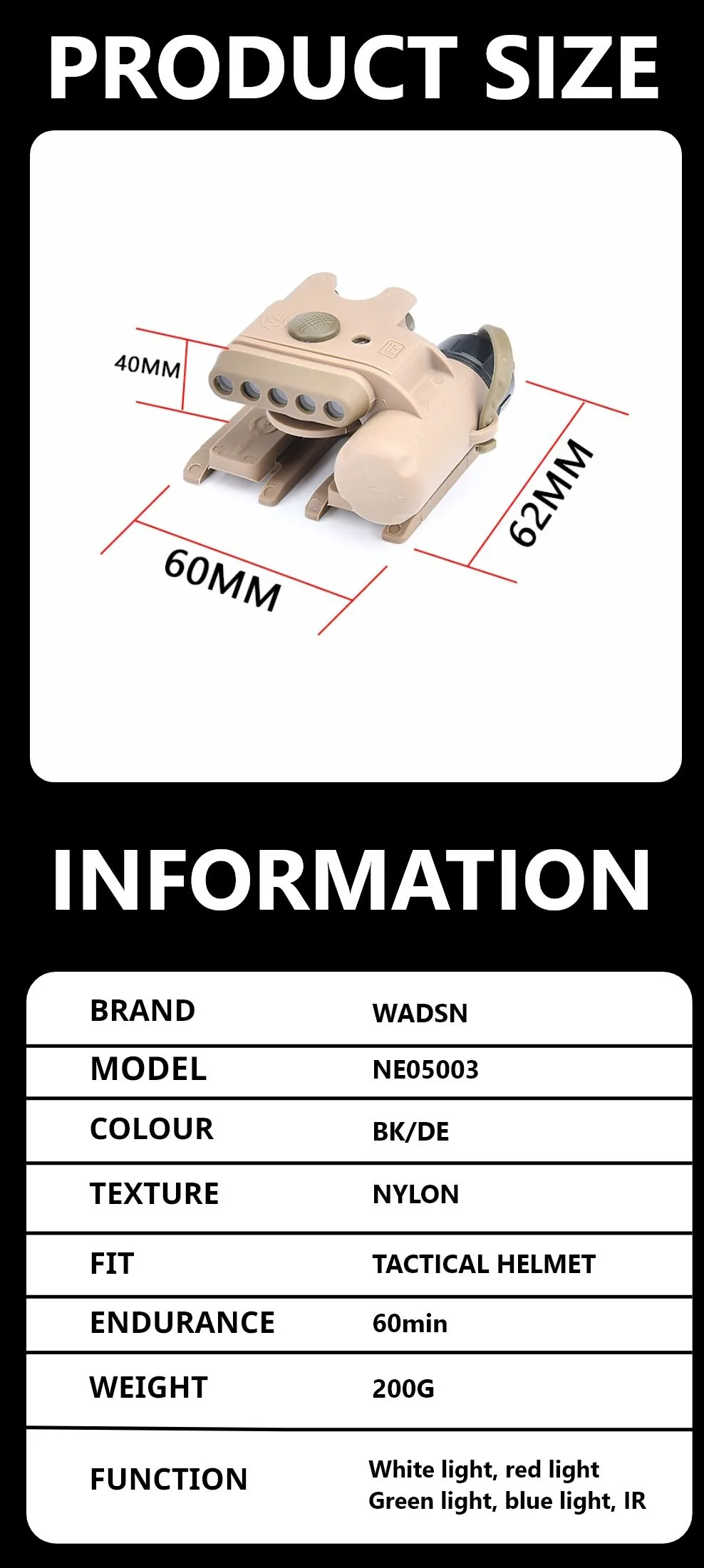 Vista lateral del módulo WADSN Gen 3 destacando su diseño compacto
