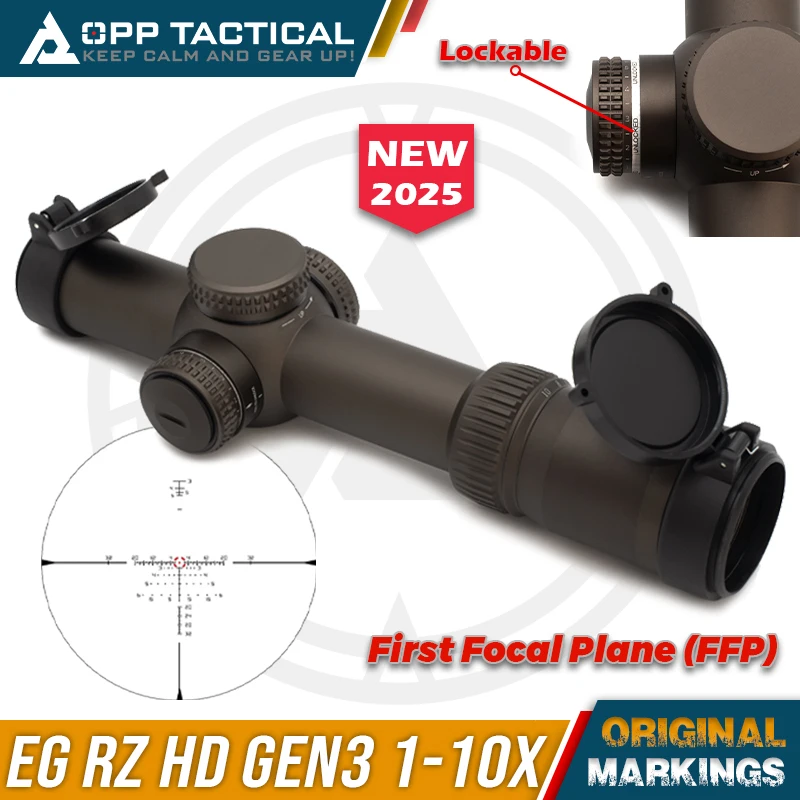 Evolution Gear RZ HD LPVO mira telescópica FFP alta gama precisión