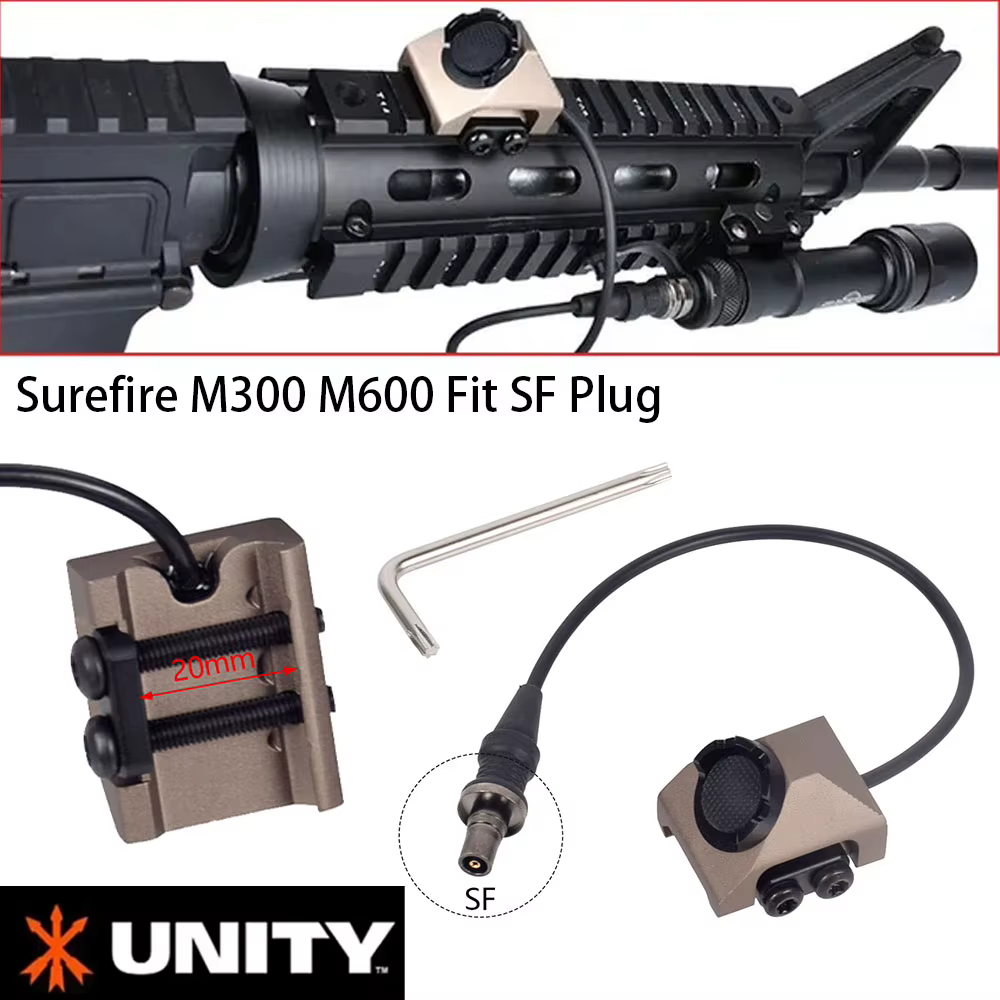 SureFire Scout linterna táctica Picatinny con interruptor remoto