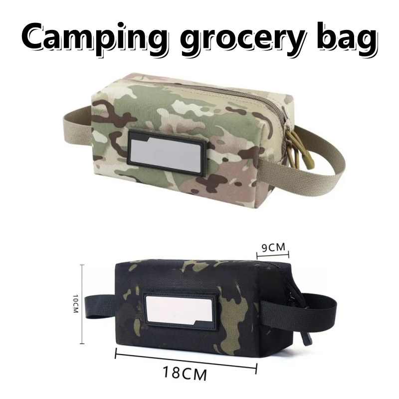 Bolsa táctica MOLLE con compartimentos organizados