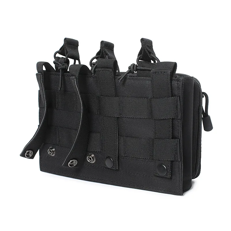 Panel MOLLE y sistema de sujeción de la bolsa táctica