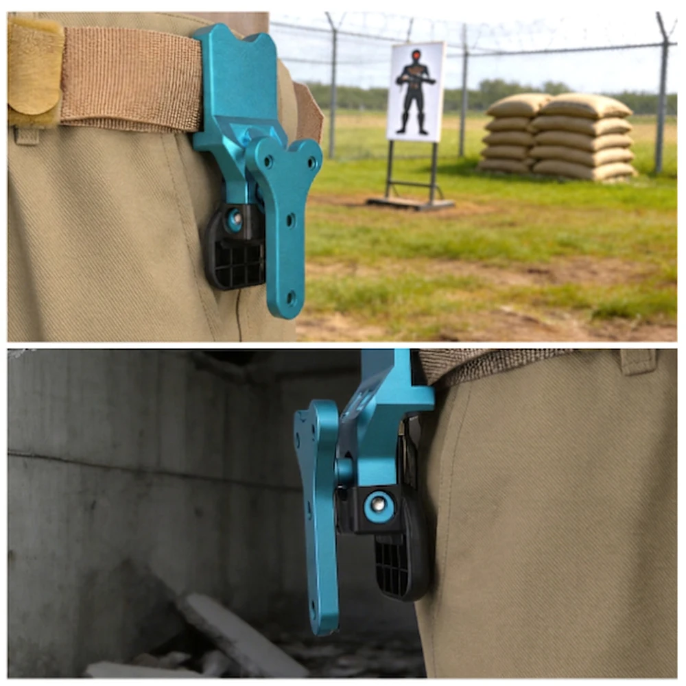 Funda táctica para pistola IPSC con soporte y cinturón ajustable - imagen 5