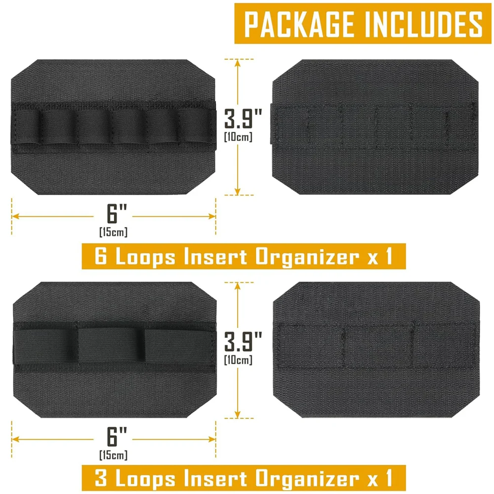 Panel MOLLE táctico con inserción elástica para bolsas - imagen 5
