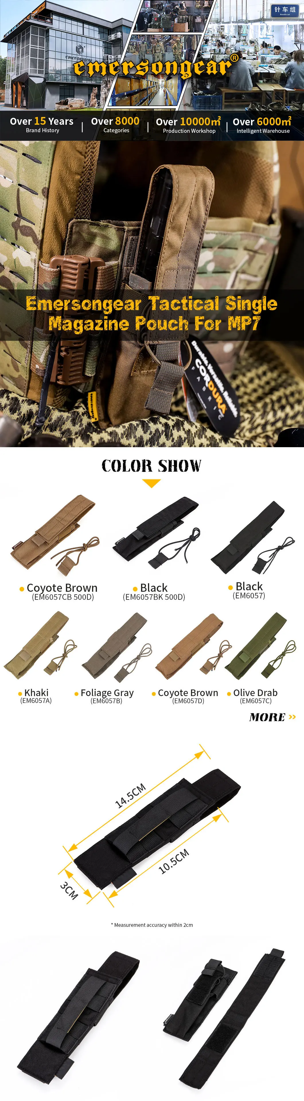 Material Cordura 500D resistente