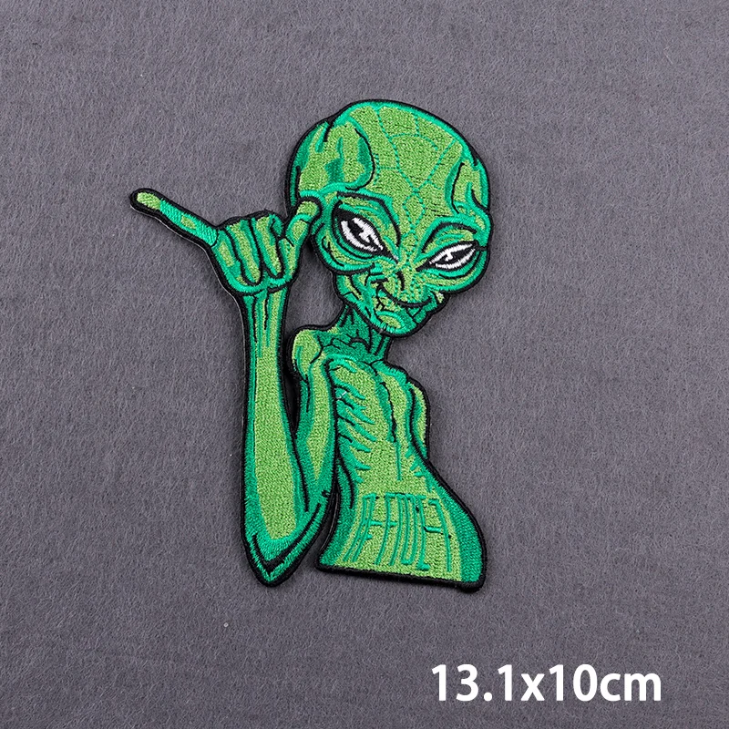 Parche táctico Alien Space bordado – Para planchar o coser en equipamiento - imagen 2
