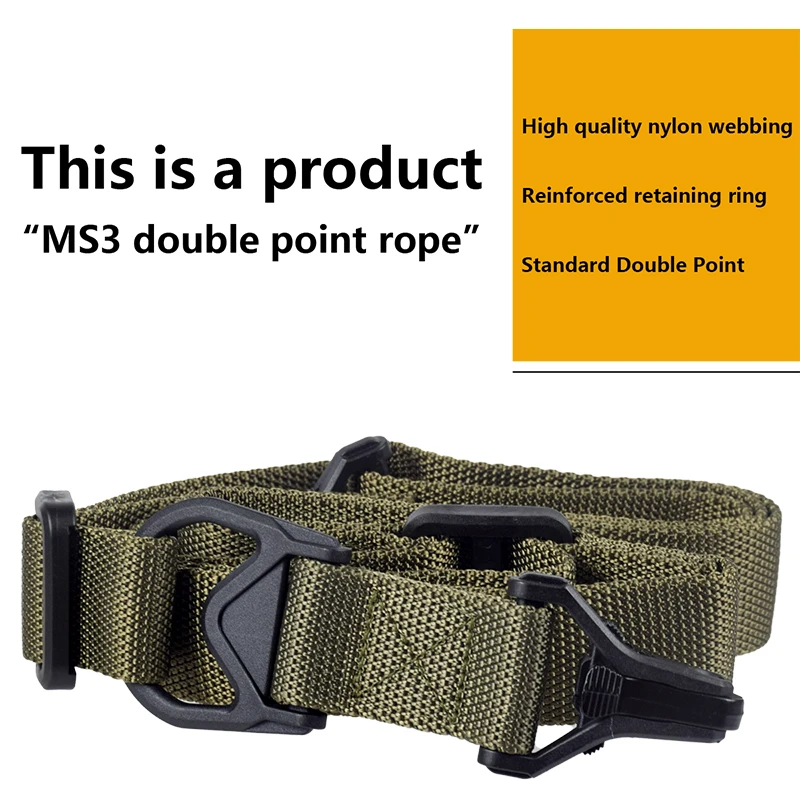 MS3 eslinga táctica QD para pistola ajustable Airsoft y exteriores - imagen 4