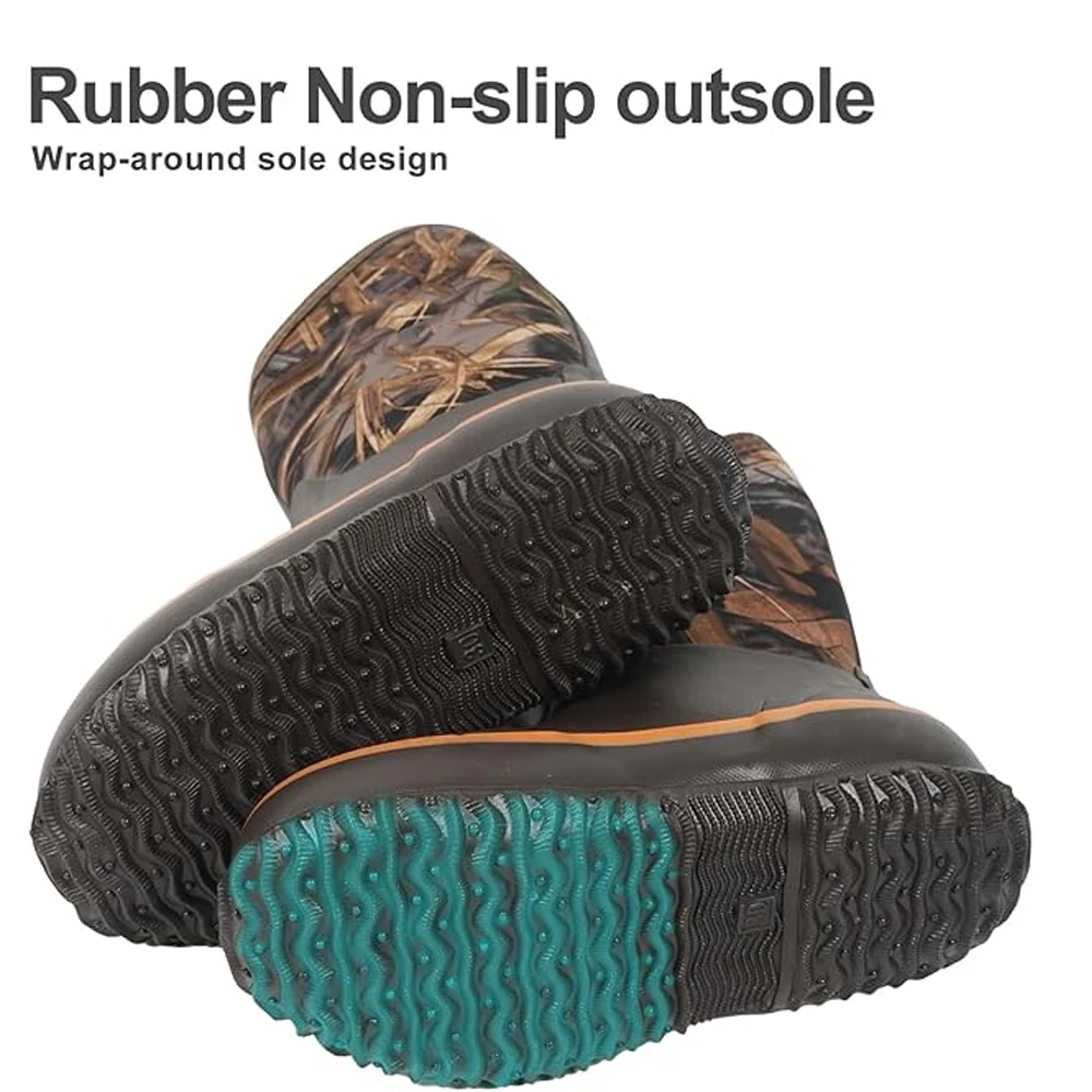 Botas tácticas impermeables con forro polar camuflaje para niños - imagen 3