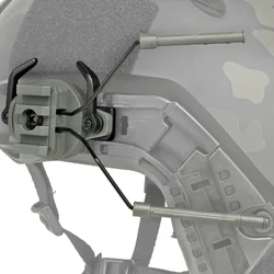 Adaptador rail Picatinny para auriculares tácticos – Giro 360°
