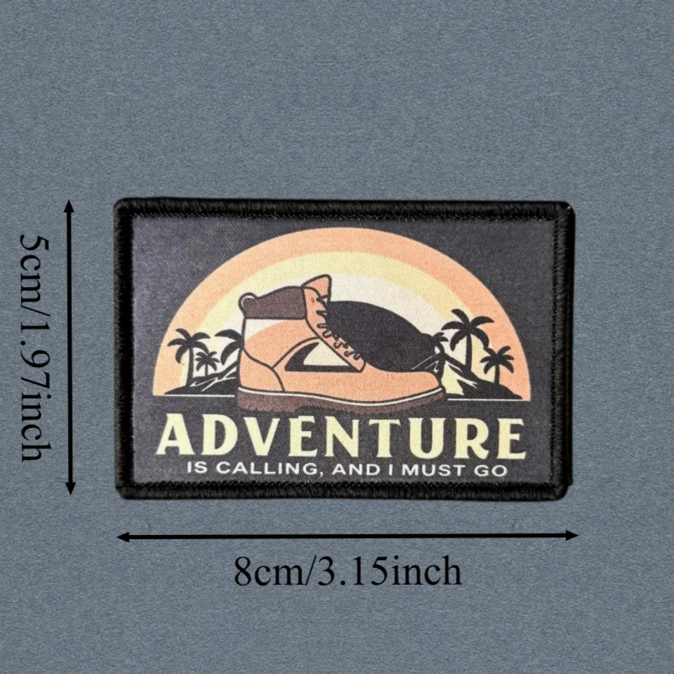 Parche táctico Adventure Explorer con velcro para mochila y ropa - imagen 2