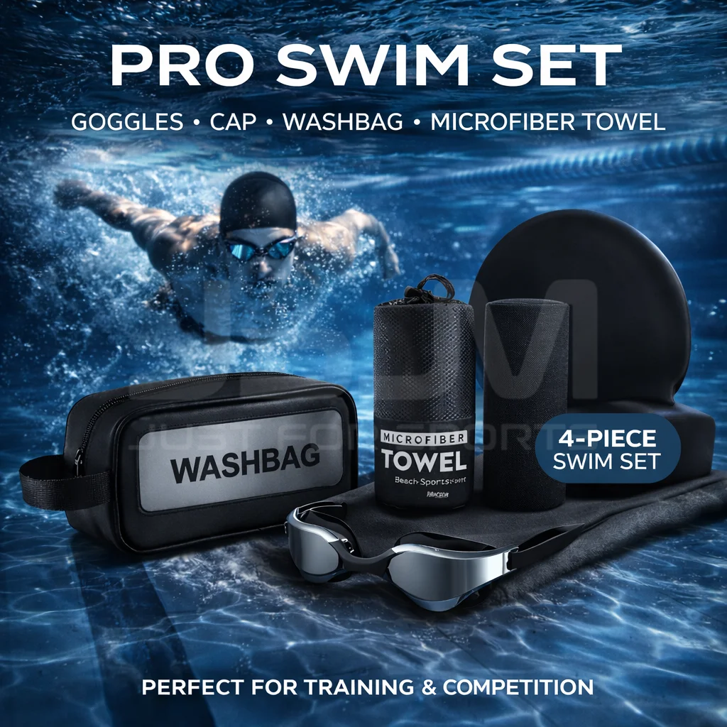JSJM Gafas de natación profesionales con gorro, funda y toalla - imagen 5