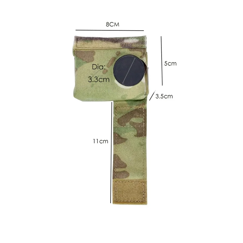 Bolsa de pecho compatible con Molle para cámaras de acción