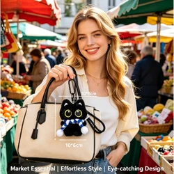 Llavero de peluche gato suave – colgante mini para bolsos