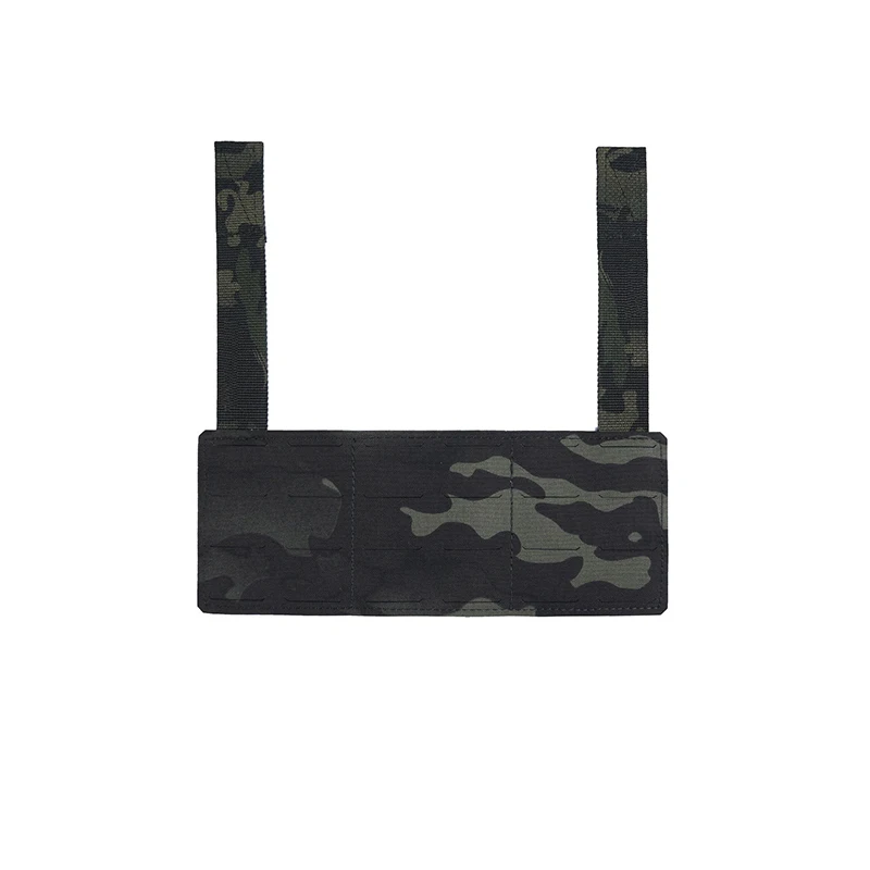 Panel MOLLE frontal para portaplacas táctico, expansión modular - imagen 4