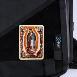 Parche táctico Nuestra Señora de Guadalupe, gancho y bucle
