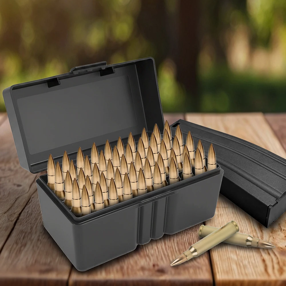 Caja de munición rifle .223/5.56 con tapa abatible y cierre - imagen 5