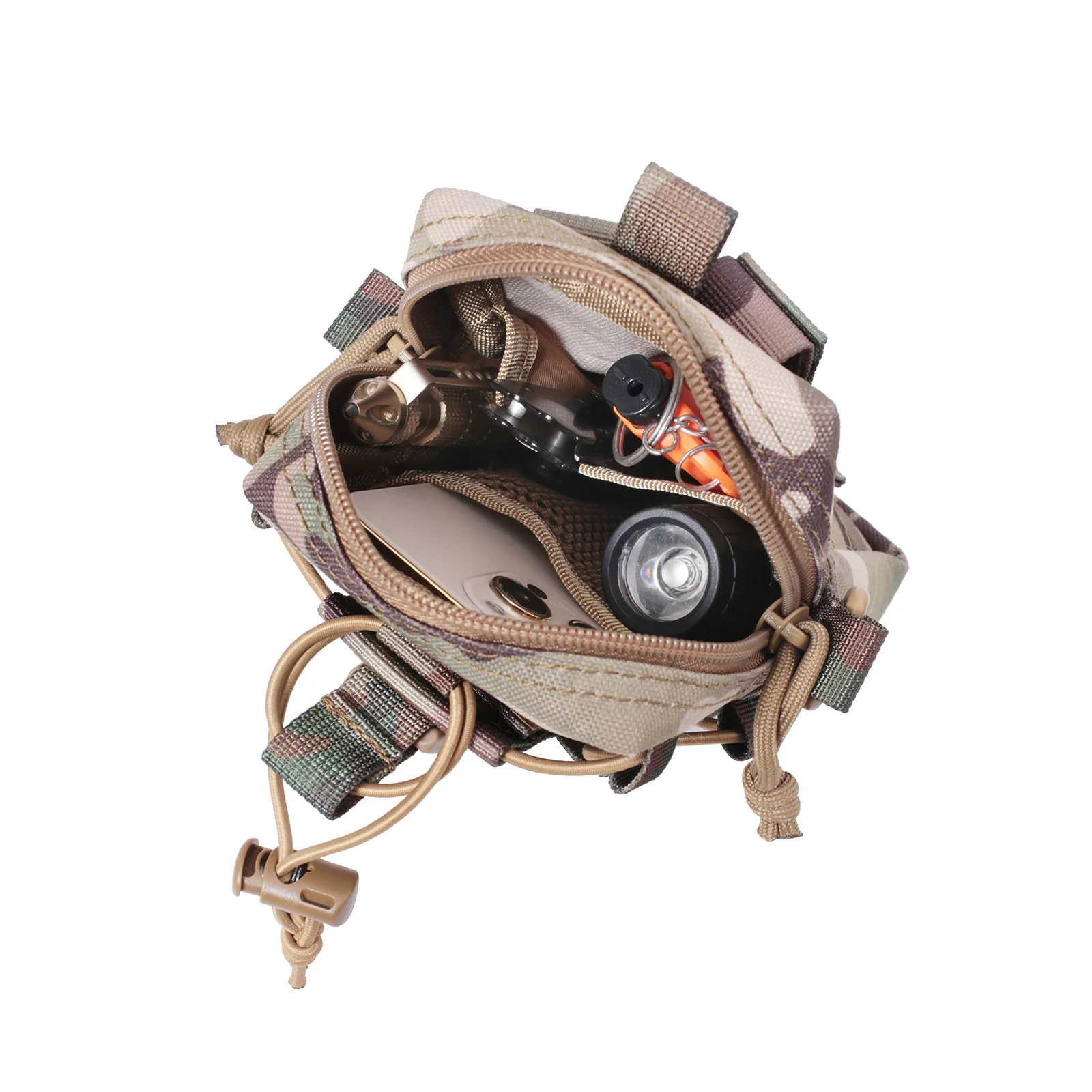 Bolsa MOLLE EDC para cantimplora, teléfono y riñonera táctica - imagen 4