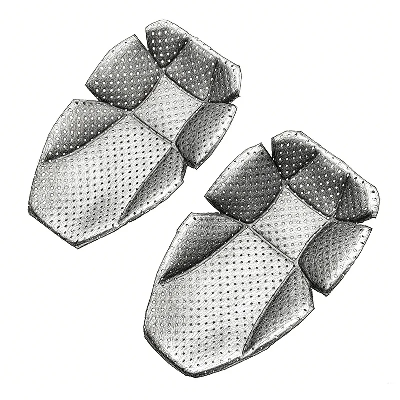 Rodilleras tácticas y coderas acolchadas de malla EVA 3D recortables - imagen 5