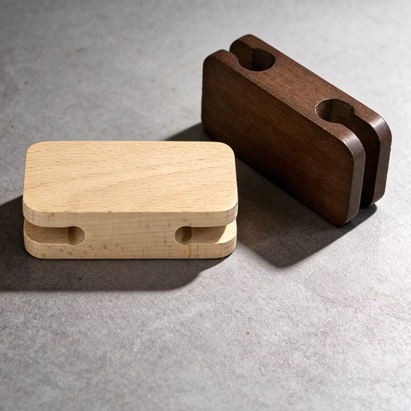 Organizador de cables de madera para extensiones y enchufes seguros - imagen 5