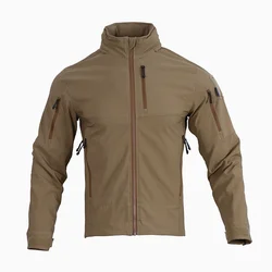 Emersongear Softshell Táctica Senderismo Caza Azul Niebla