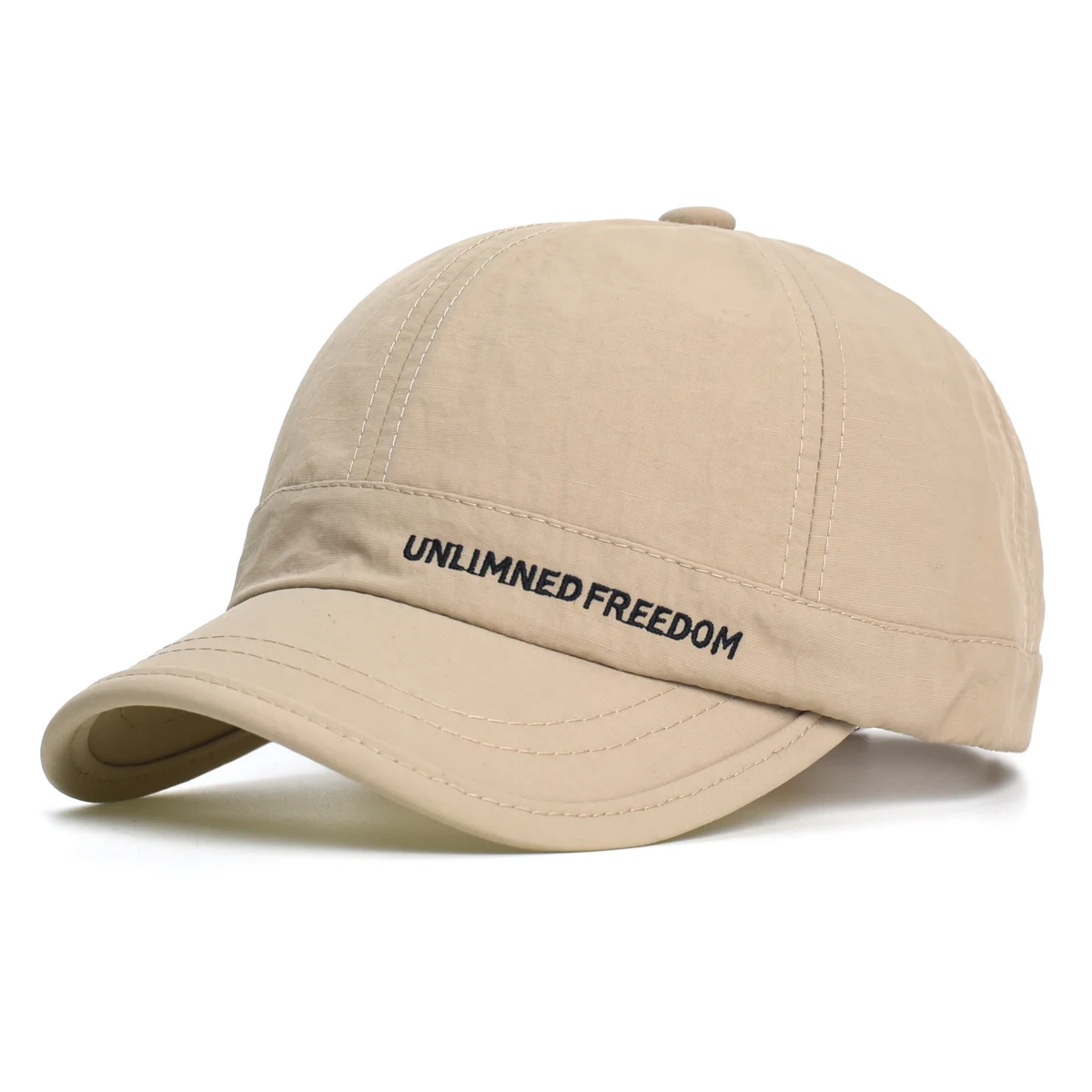 Gorra de perfil bajo vintage ala corta ajustable camionero suave - imagen 3