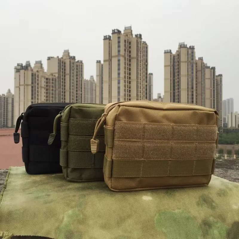 Cinturón Táctico Molle con Bolsa EDC Impermeable y Portacargadores - imagen 2