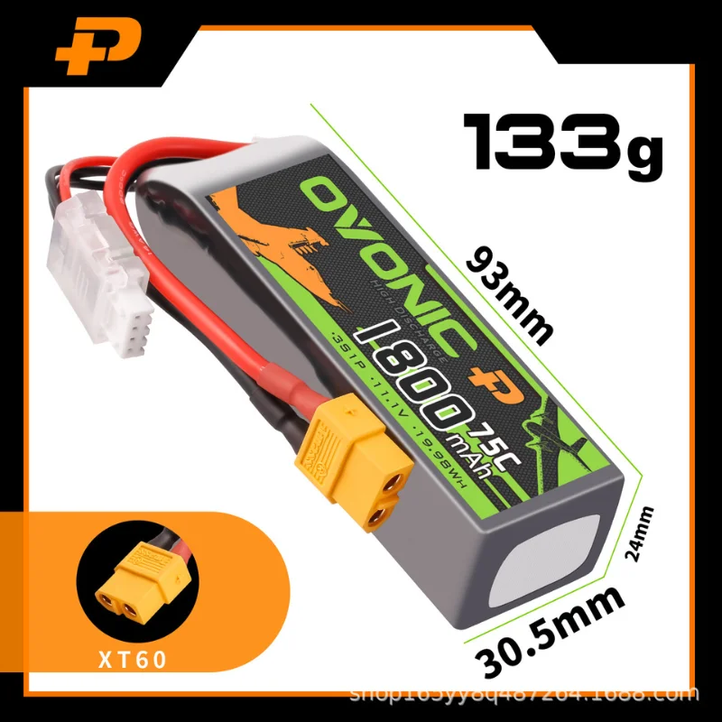 Ovonic batería LiPo RC con conector XT60 para dron FPV - imagen 5