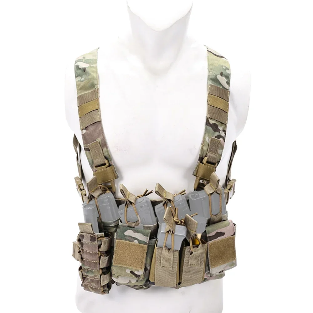 Chaleco Táctico MOLLE D3CR para Airsoft con Bolsillos Portacargadores - imagen 5